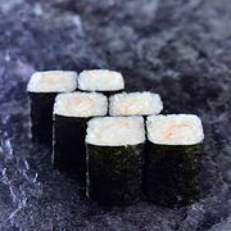хосомаки с креветкой