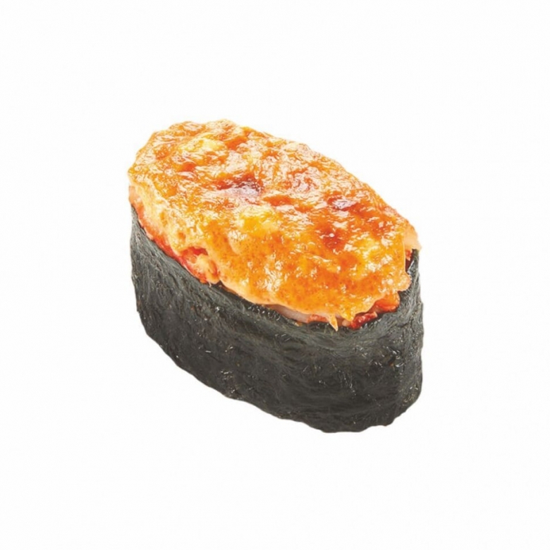 запеченные суши с крабом